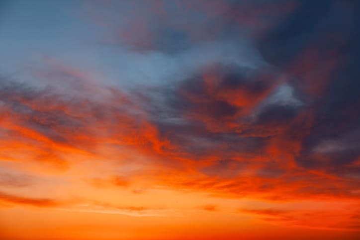 Sonnenuntergang in der Wetterau